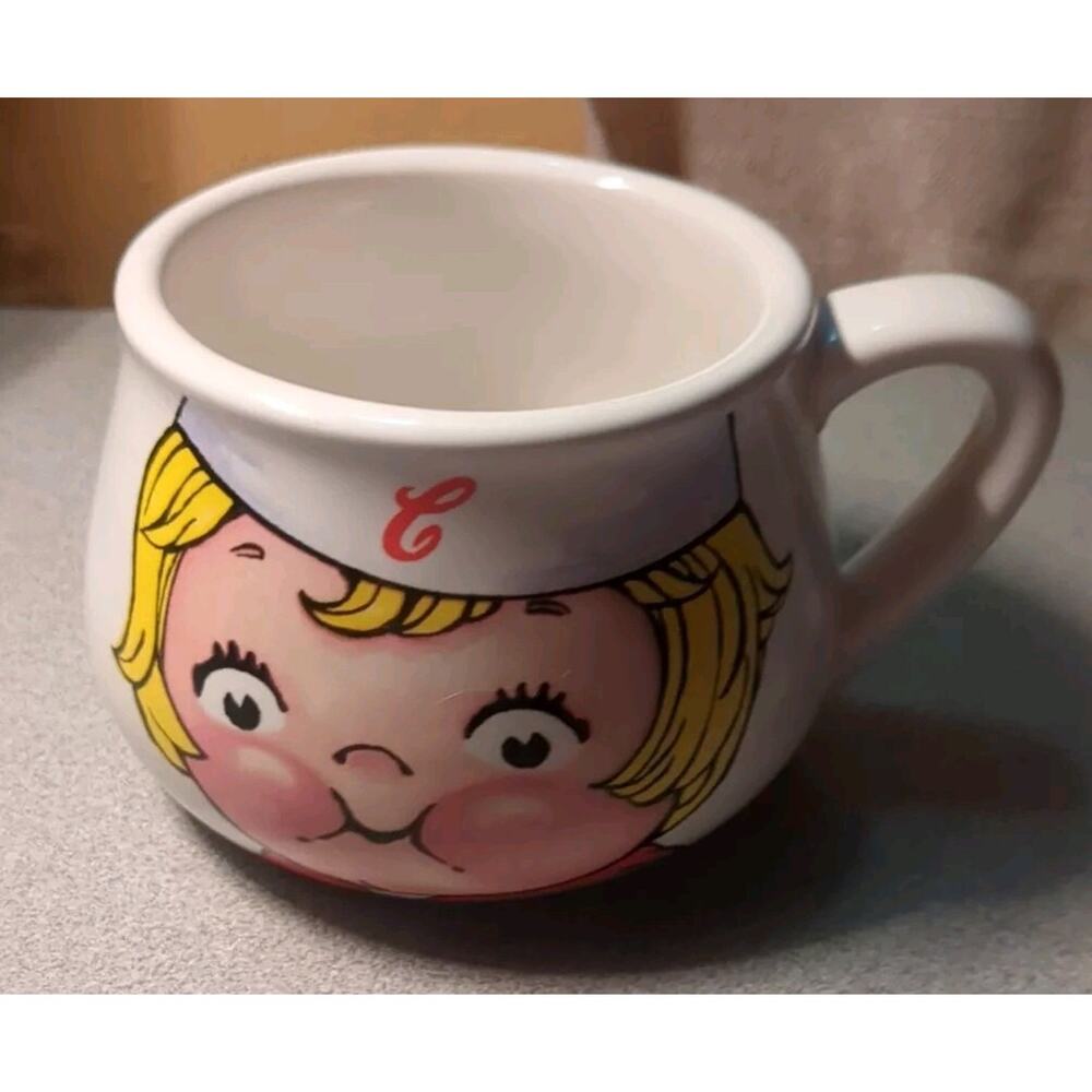 Extra Large Campbell Soup cup mug handled bowl 1998 HH Houston Harvest kids